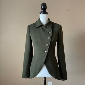 FOREVER 21 CONTEMPORARY GREEN JACKET/COAT